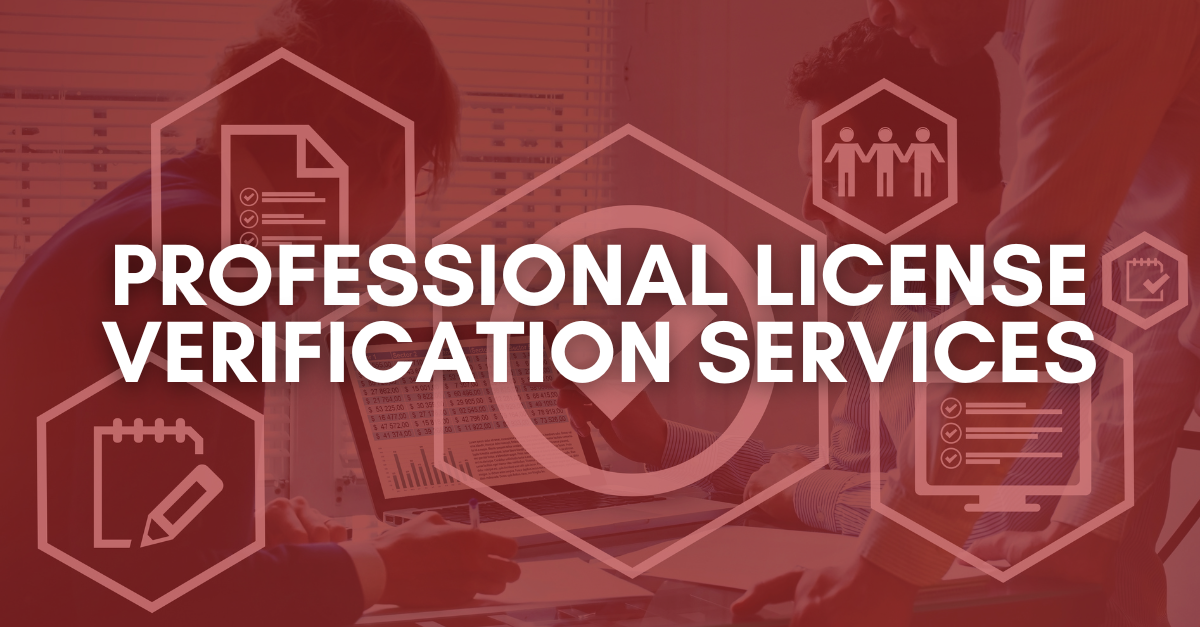 Professional License Verification Services